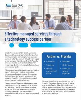 Effective Managed Services Through a Technology Success Partner