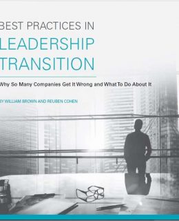 Best Practices in Leadership Transition