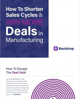 How To Shorten Sales Cycles and Win More Deals in Manufacturing