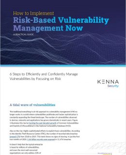 How to Implement a Risk-Based Vulnerability Management Approach