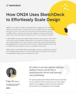 How ON24 Uses SketchDeck to Effortlessly Scale Design