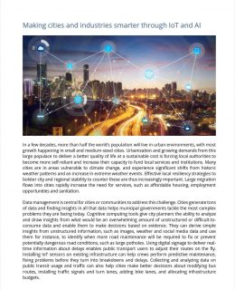 Making Cities and Industries Smarter Through IoT and AI