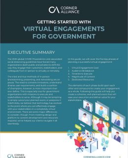 Getting Started With Virtual Engagements for Government