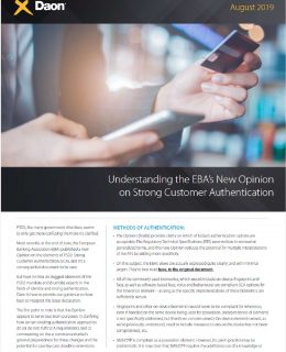 Understanding the European Banking Authority's New Opinion on PSD2 Strong Customer Authentication