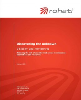 Discovering the Unknown: Reducing the Risk of Unauthorized Access to Enterprise Applications and Resources