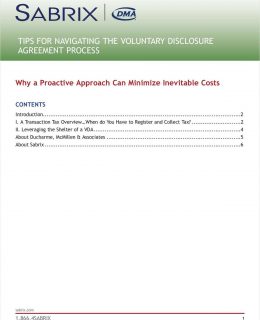 Navigating the Voluntary Disclosure Process