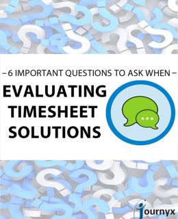 Six Important Questions to Ask When Evaluating Timesheet Solutions