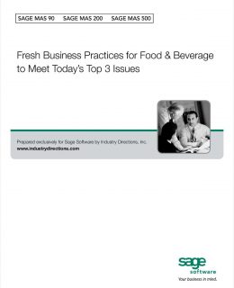 Fresh Business Practices for Food & Beverage to Meet Today's Top 3 Issues