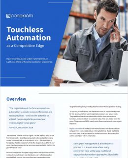 Touchless Automation as a Competitive Edge