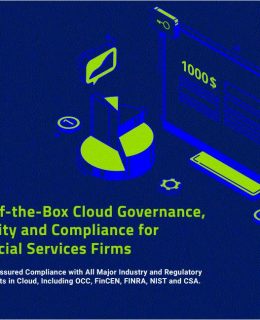 Out-of-the-Box Cloud Governance, Security and Compliance for Financial Services Firms
