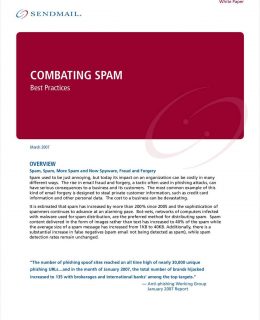 Combating Spam: Best Practices