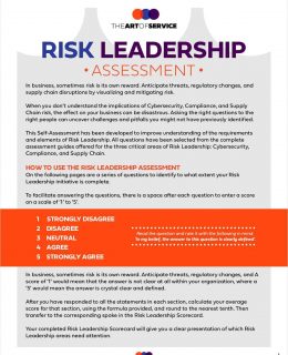 Risk Leadership Assessment