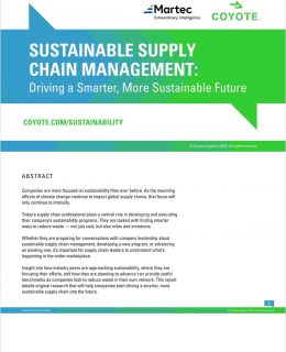 Building Sustainable Supply Chains: Original Research to Help Supply Chain Professionals Reduce Waste and Improve Sustainability