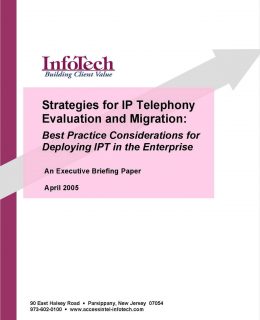 Selecting and Implementing IP Telephony Systems