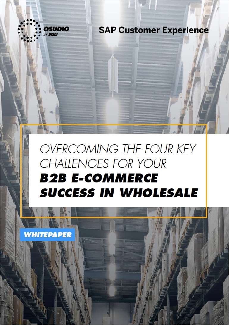 OVERCOMING THE TOP B2B E-COMMERCE CHALLENGES FOR WHOLESALERS