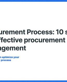 Procurement Process: 10 Steps for Effective Procurement Management
