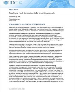 Adopting a Next-Generation Data Security Approach