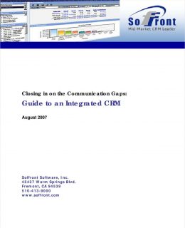 Closing in on the Communication Gaps – Guide to an Integrated CRM