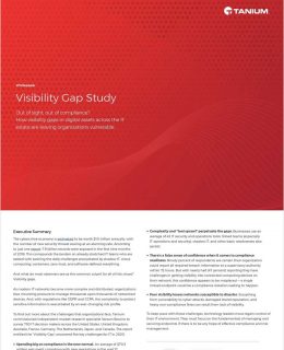 IT Visibility Gap Study: How Vulnerable is Your IT Estate?