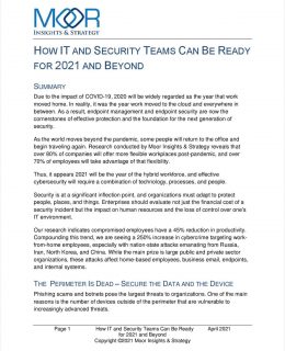 How IT & Security Teams Can Be Ready For 2021 and Beyond