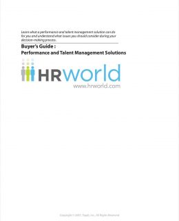 Performance and Talent Management Solutions Buyer's Guide