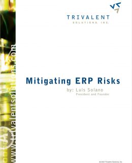 Mitigating ERP Risks