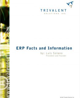 ERP Facts and Information