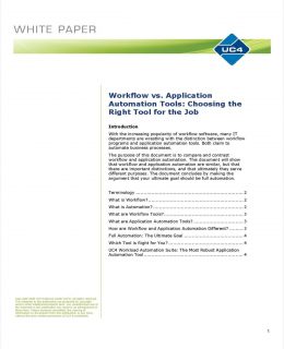 Workflow vs. Application Automation Tools: Choosing the Right Tool for the Job