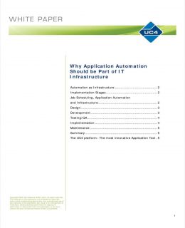 Why Application Automation Should be Part of IT Infrastructure
