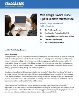 Tips to Improve Your Web Site Design