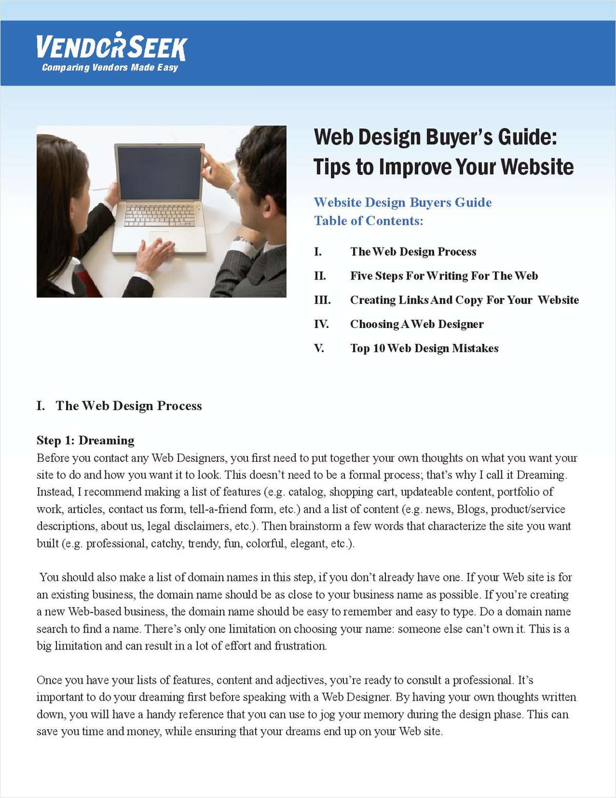 Tips to Improve Your Web Site Design