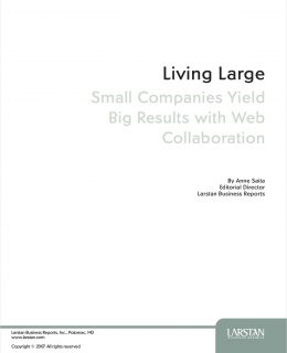 Living Large: Small Companies Yield Big Results with Web Collaboration