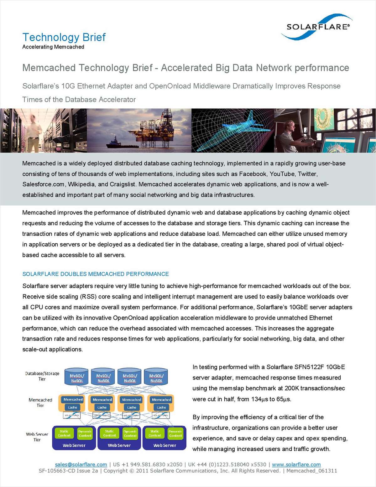 Memcached Technology Brief - Accelerating Web 2.0 Application Performance