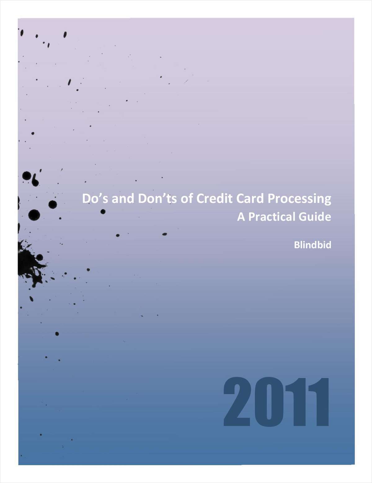 Do's and Don'ts of Credit Card Processing