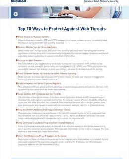 Top 10 Ways to Protect Against Web Threats