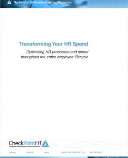 Transforming Your HR Spend