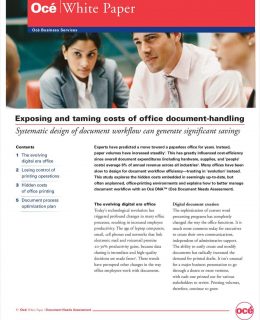 Exposing and Taming Costs of Office Document-Handling