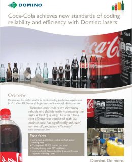 Coca-Cola Achieves New Standards of Coding Reliability and Efficiency With Domino Lasers