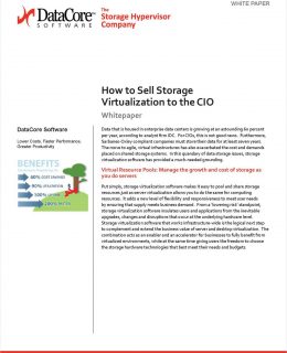 How to Sell Storage Virtualization to Your CIO