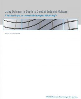 Using Defense-in-Depth to Combat Endpoint Malware: A Technical Paper