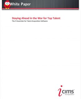 Staying Ahead in the War for Top Talent: The 5 Essentials for Talent Acquisition Software