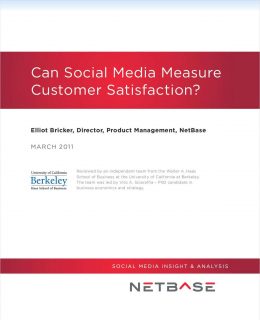 Can Social Media Measure Customer Satisfaction?