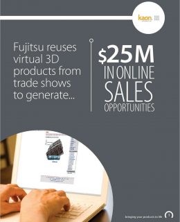 Fujitsu Reuses Virtual 3D Products from Trade Shows to Generate $25M IN ONLINE SALES OPPORTUNITIES