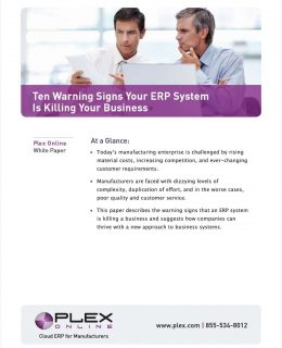 Is Your ERP Killing Your Manufacturing Business? The 10 Warning Signs