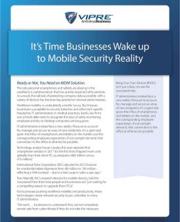 It's Time Businesses Wake Up to Mobile Security Reality