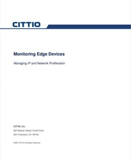 Monitoring Edge Devices: Managing IP and Network Proliferation