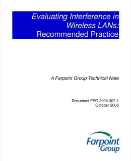 Evaluating Interference in Wireless LANs: Recommended Practice