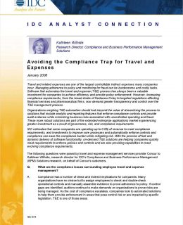 Avoiding the Compliance Trap for Travel and Expenses