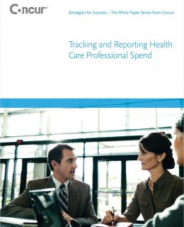 Tracking and Reporting Health Care Professional Spend