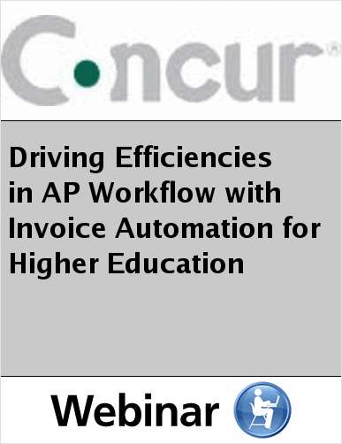 Driving Efficiencies in AP Workflow with Invoice Automation for Higher Education